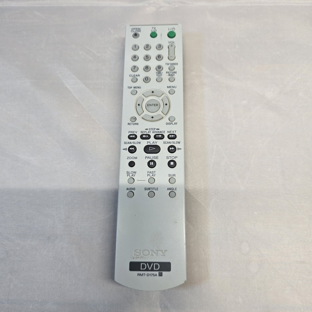 Sony DVD Rmt-D175A Remote Control‎ OEM Tested Working!